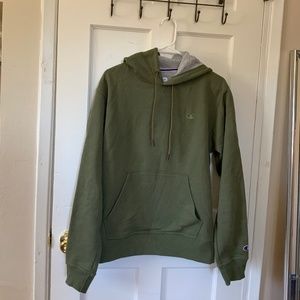 Champion sweatshirt hoodie size small green